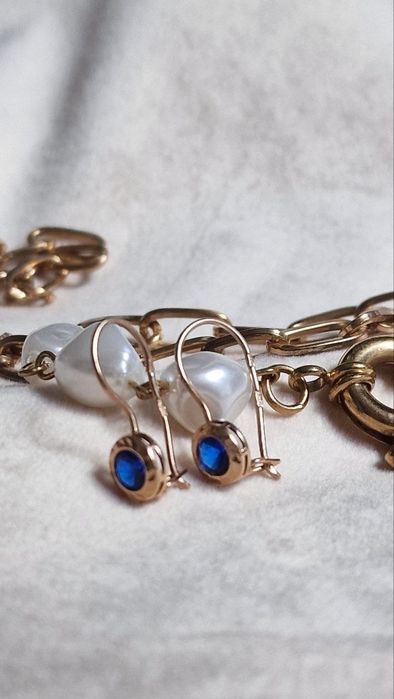 Золотые Серьги детские ЖанТаС ломбард Астана