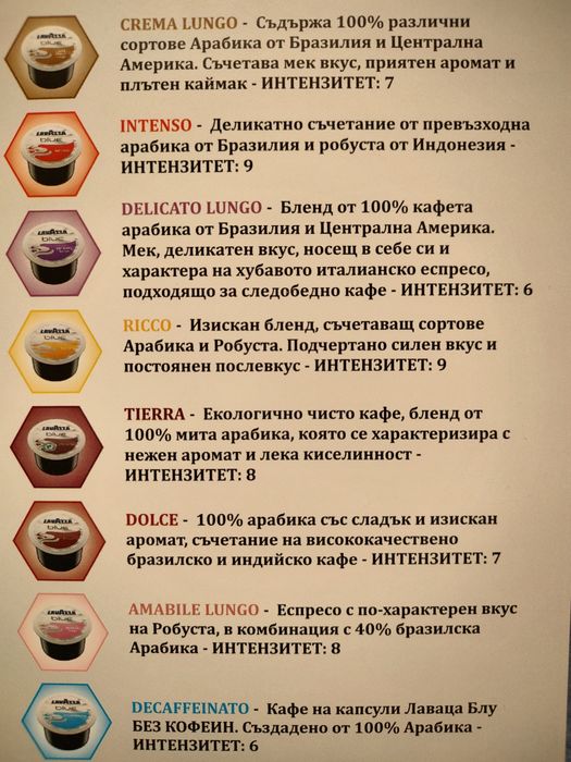 Капсули Lavazza Blue / Възможност за миксиране / Доставка