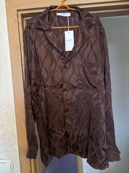 Дамска атласна риза