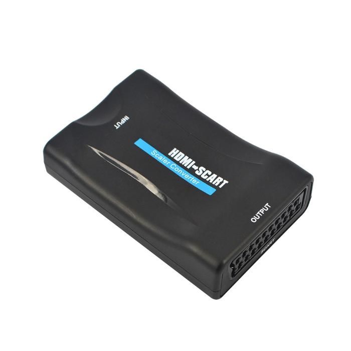 Конвертер HDMI стандарт в SKART. Черного цвета.