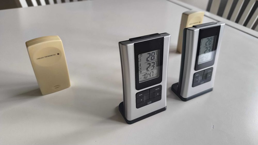 Метеорологични станции безжични с външни датчици 2 броя независими