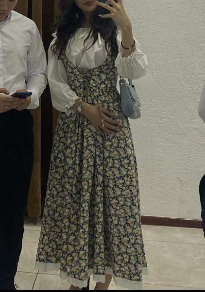 продам длинное платье двойку