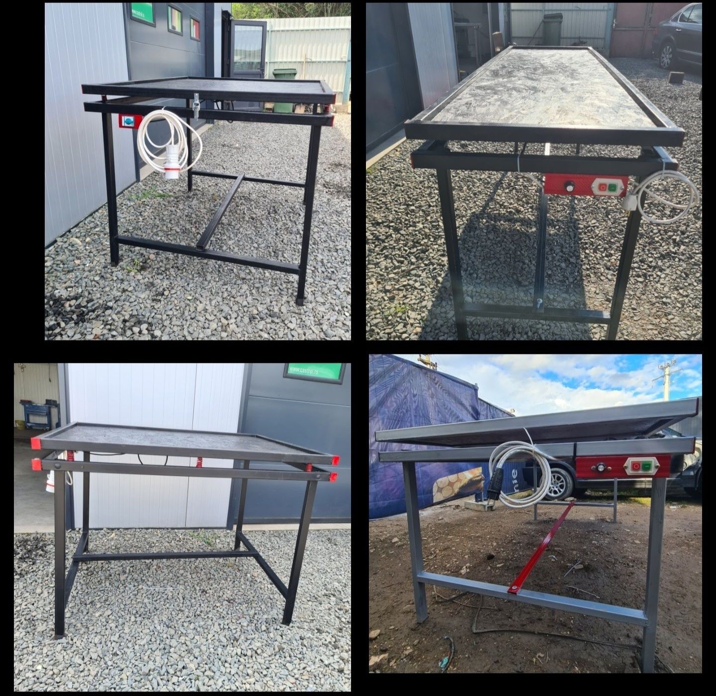 Vând mese de vibrat (cu motoare dedicate) prefabricate din beton