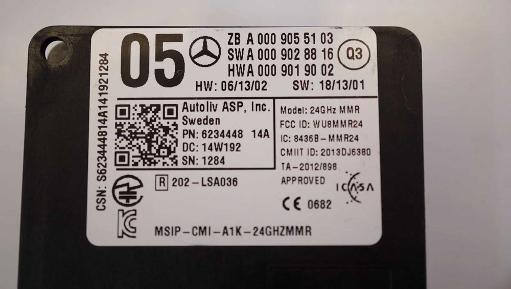 Оригинален Радар сензор А000/905/5103