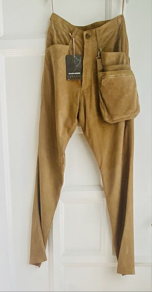 Pantaloni din piele de capra 38