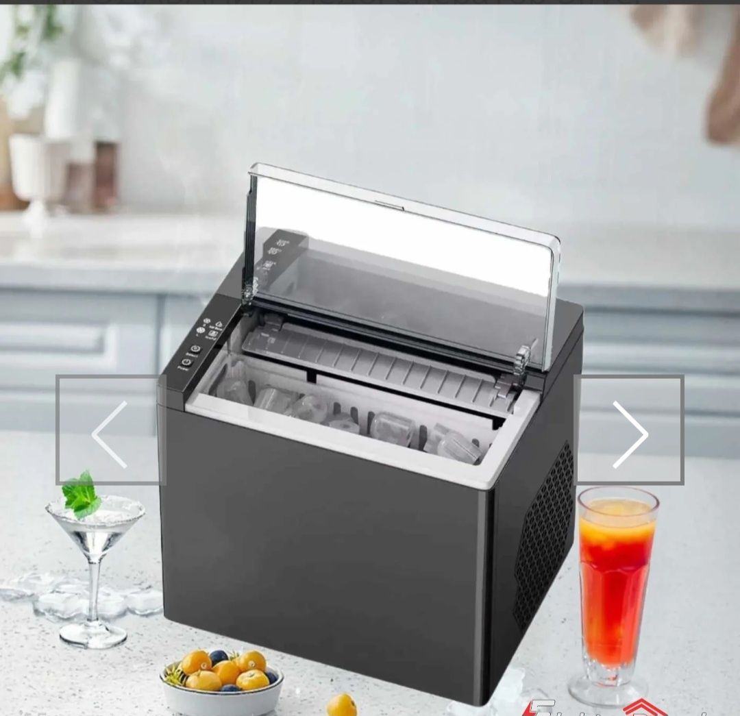 Ледогенератор Silver Love Black ,12kg/24h,Touch control,9PCS/6-8min,Ul