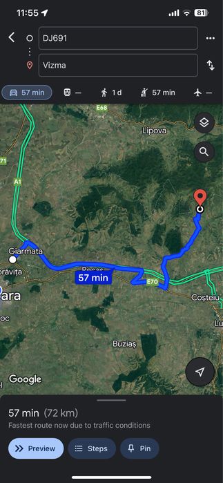 Vand teren intravilan 3550 m 9 euro m2 Vizma Timis