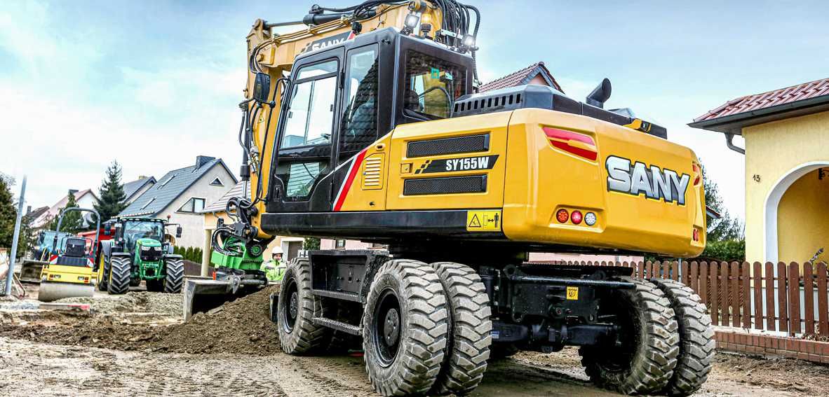 Экскаватор SANY SY 155 W I5 / 2025 года - рассрочка бор