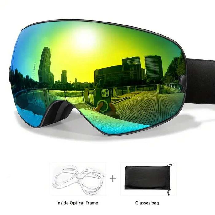 Горнолыжные очки (сноуборд) - новое в упаковке- магнитные и немагн.