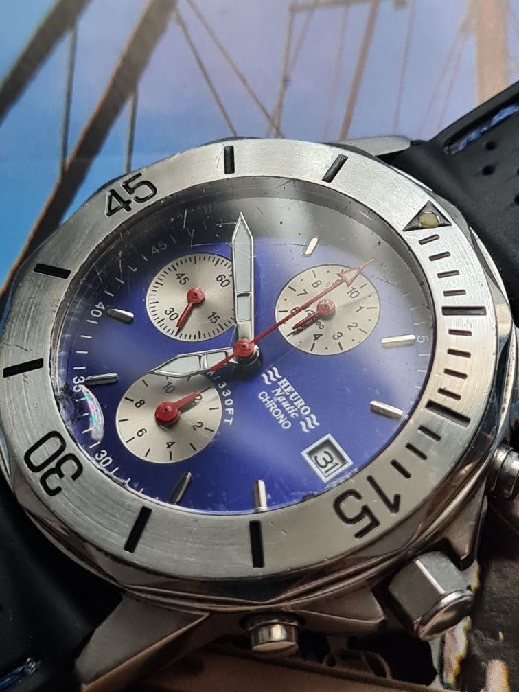 Ceas vintage Heuro Nautic Chrono