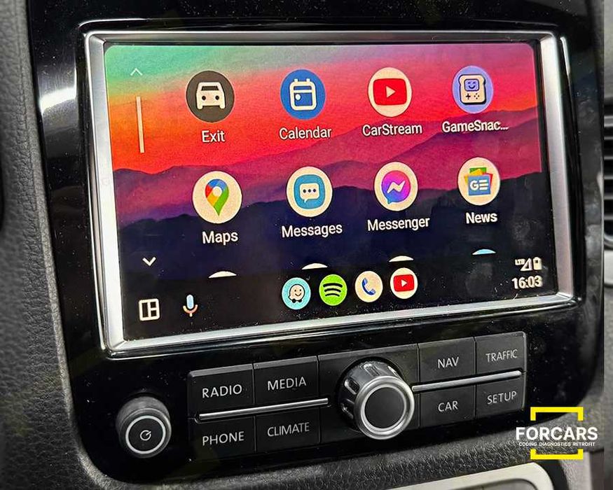 Modul CarPlay Android Auto Wireless pentru VW Touareg 7P (2010-2018)