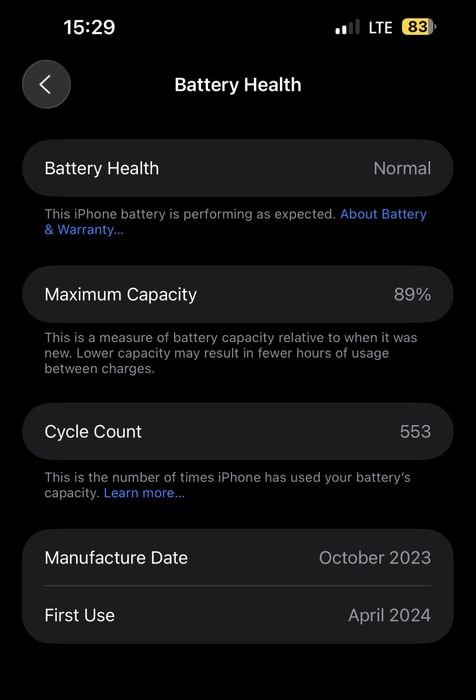 iPhone 15 plus 256 GB