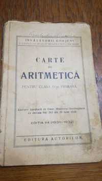 Carte de aritmetica Editia II-a 1931-1932