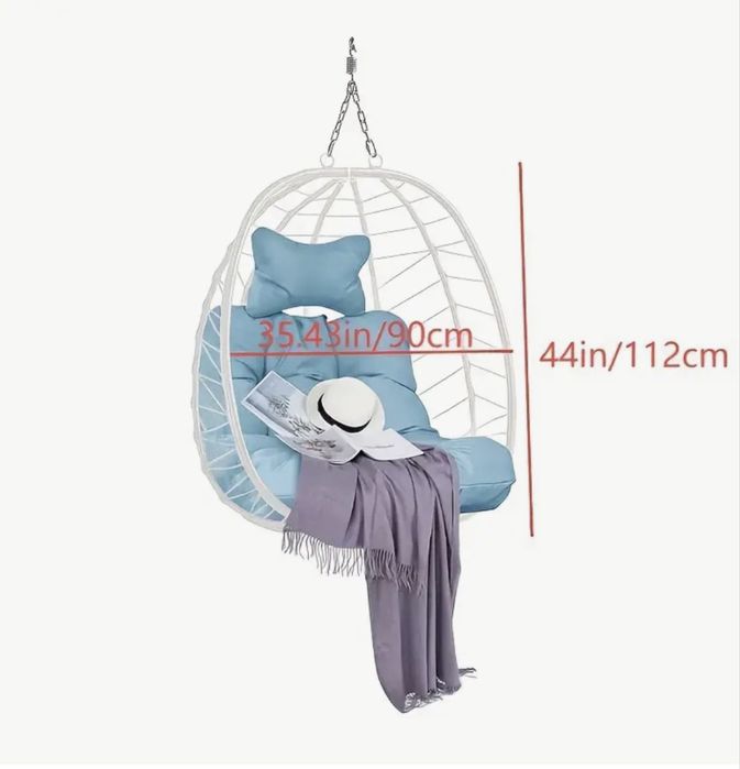 Leagan cuib negru fara suport