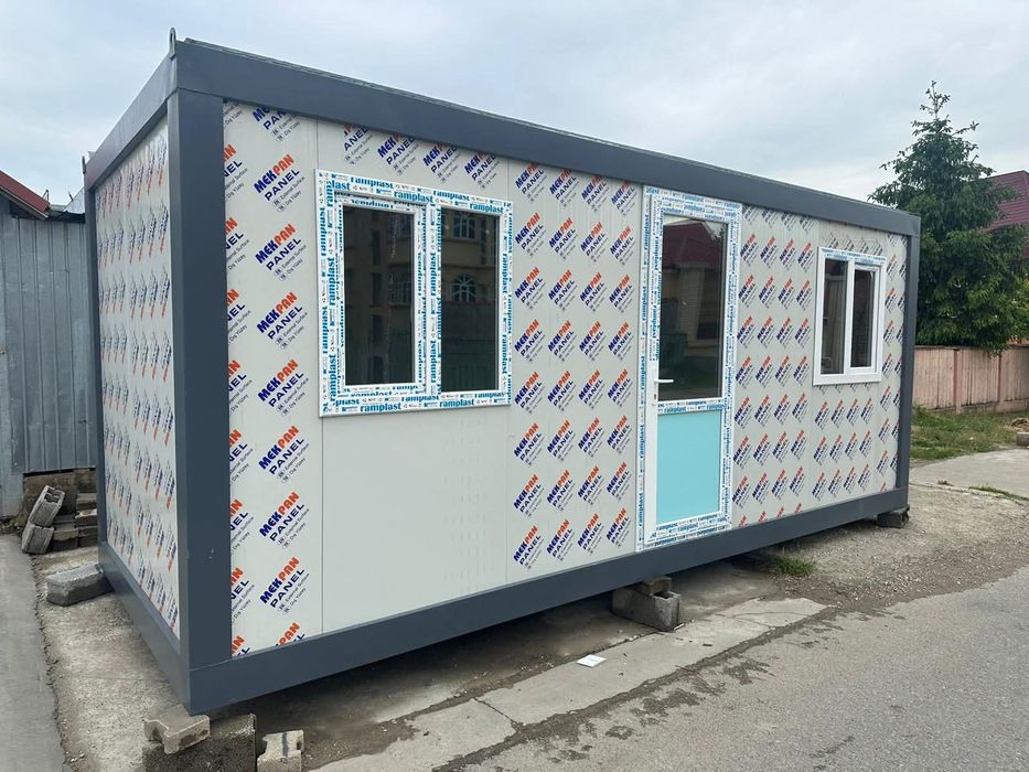 Container modular tip birou, locuinta, spatiu comercial  6 x 3m