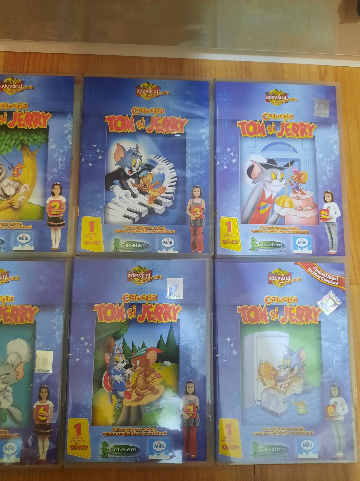 Colecție 8 dvd-uri Tom&Jerry