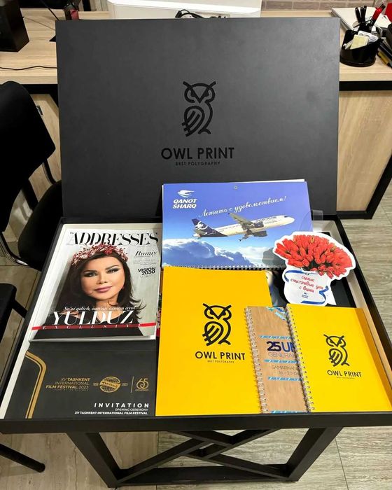 Типография OWL — полиграфические услуги в Ташкенте