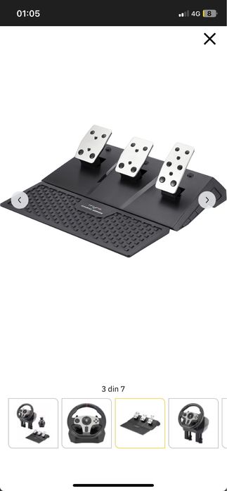 Volan Myria MG7418 cu pedale – PS4/PC/Xbox – Ca nou – Preț redus!