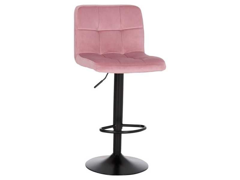 Бар стол, Diana, Розов, Сив, Зелен, Черен, Кадифе, 44х52х109см.