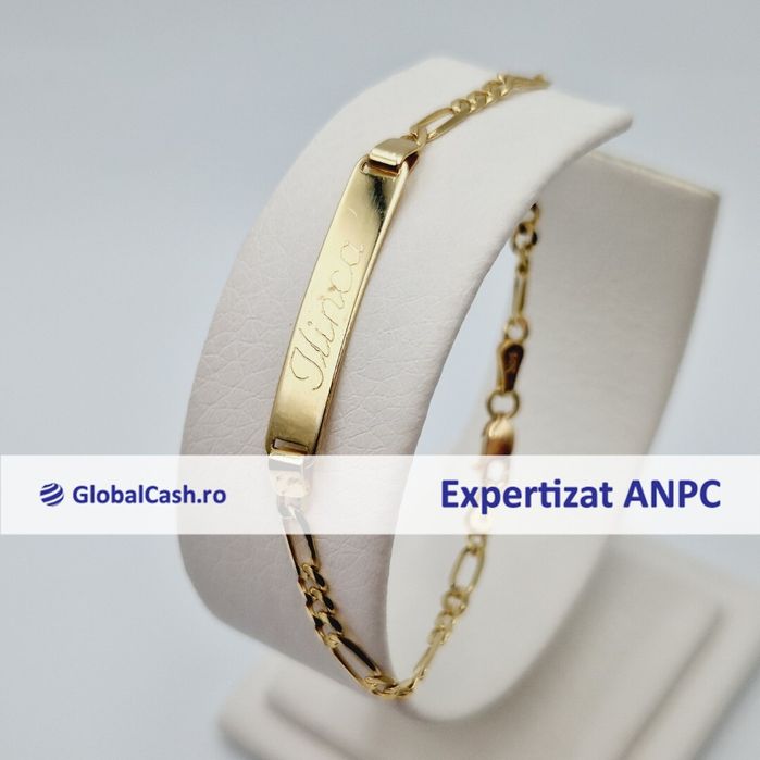 Bratara Ilinca din aur de 14k, pentru copii | GlobalCash.ro #CF102011