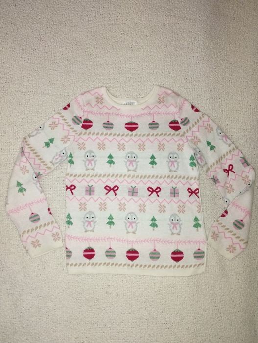 Коледен пуловер H&M р.122-128