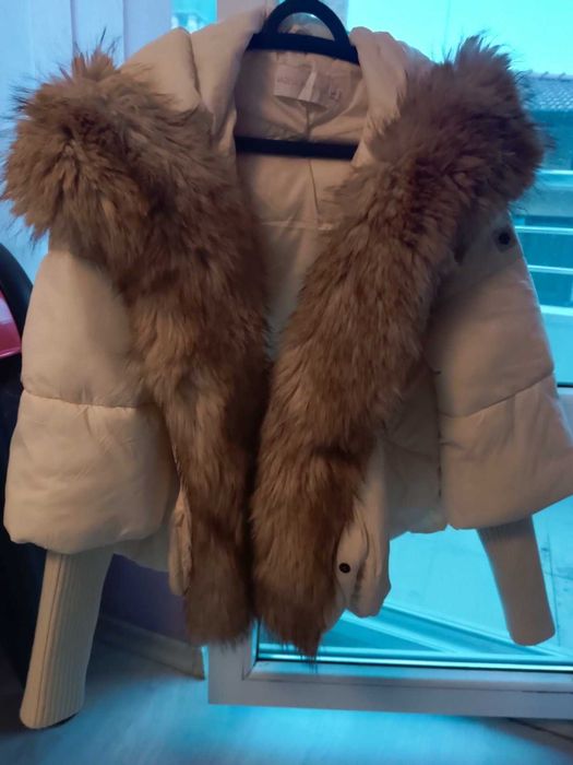 Зимно яке с пух яка