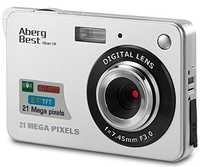 AbergBest 21MP 2.7" LCD цифрова HD видеокамера,8Х увеличение,софтуер