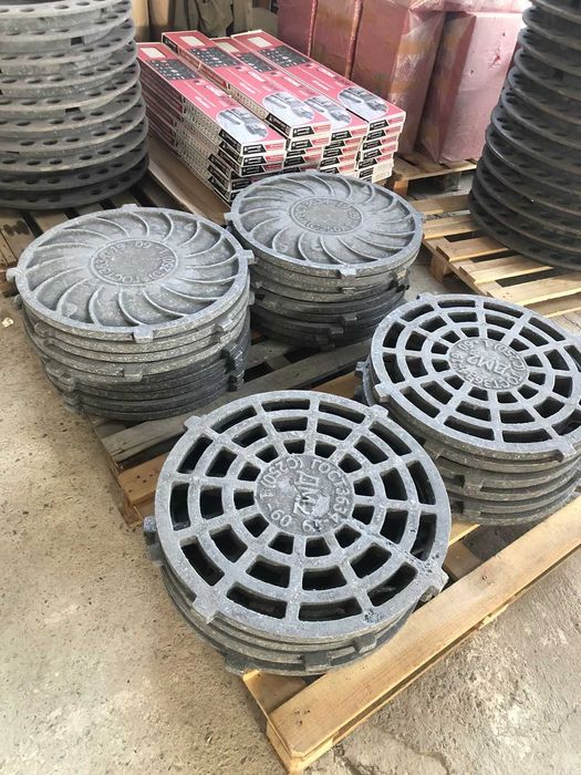 Люк чугунный тип Т канализационный Астана