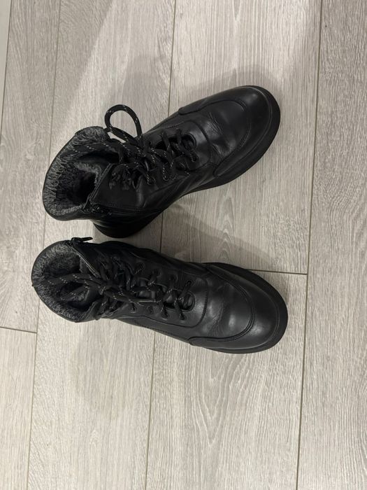 Продам зимние мужские сапоги цигейка, кожа