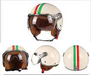 Casca scuter moto chopper retro vintage open face tip Vespa Italyl