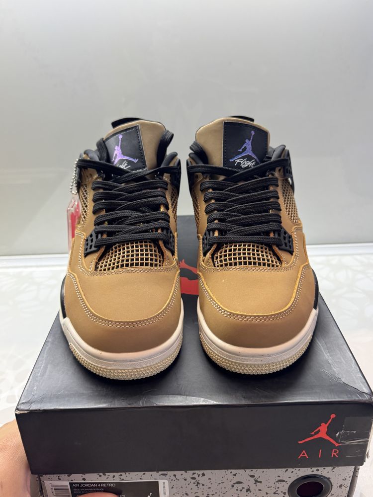 Jordan 4 Retro Fossil Мъжки Кецове 43 Номер + Кутия