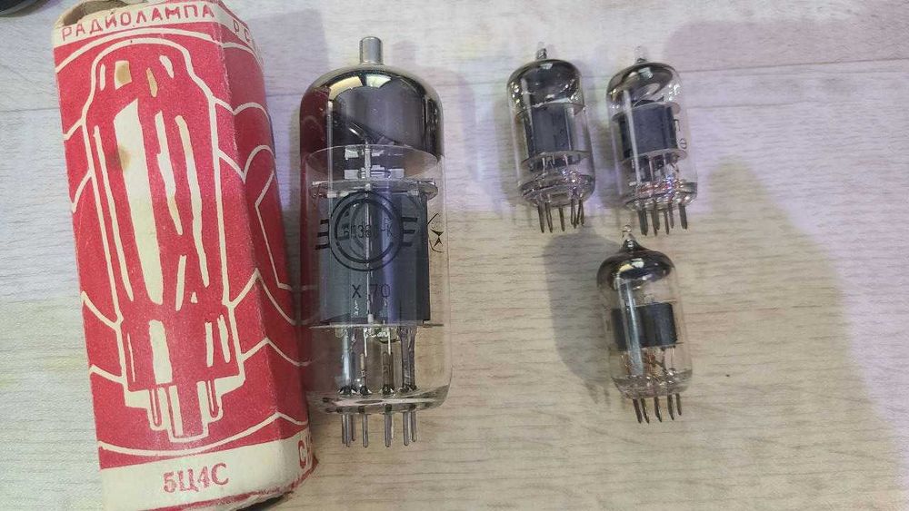 Радиолампы 5ц4с 6п36с-к 6н1п 6ф1п