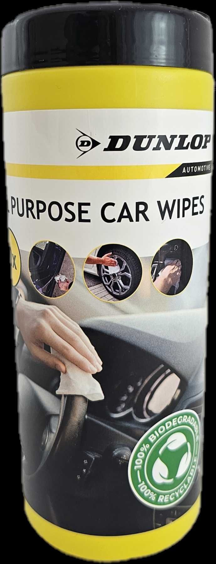 Dunlop универсални мокри кърпи за автомобили 40 бр., внос от Белгия