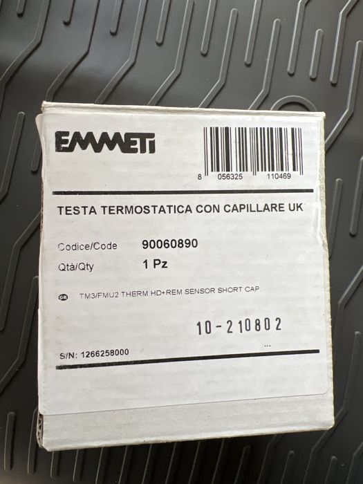 Termostat emmeti actuator