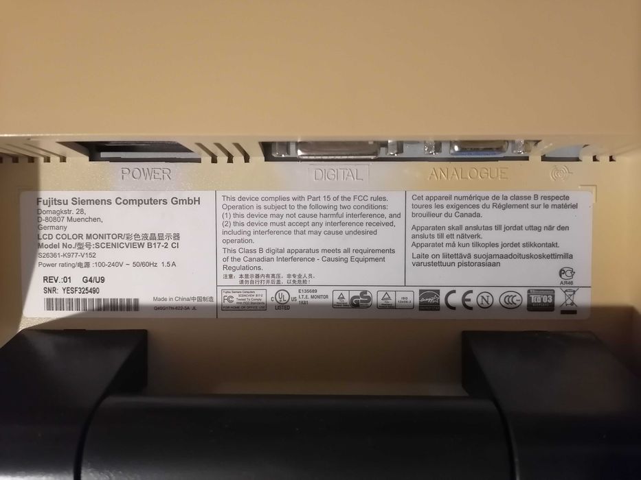 Monitor Fujitsu-Simens