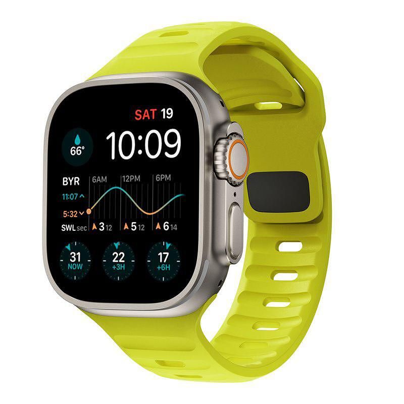 Каишка tech protect icon line за apple watch ultra/ ultra 2 lime