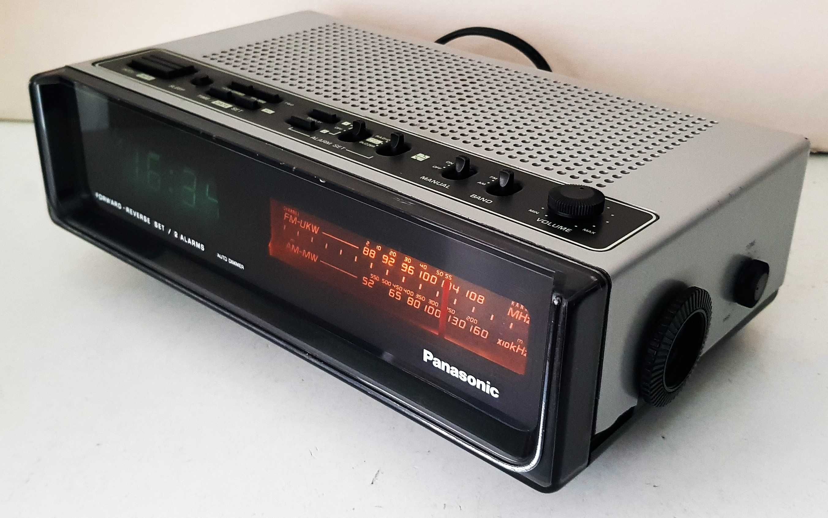 Panasonic RC-95 ceas radio alarmă Musiclock vintage colectie muzica