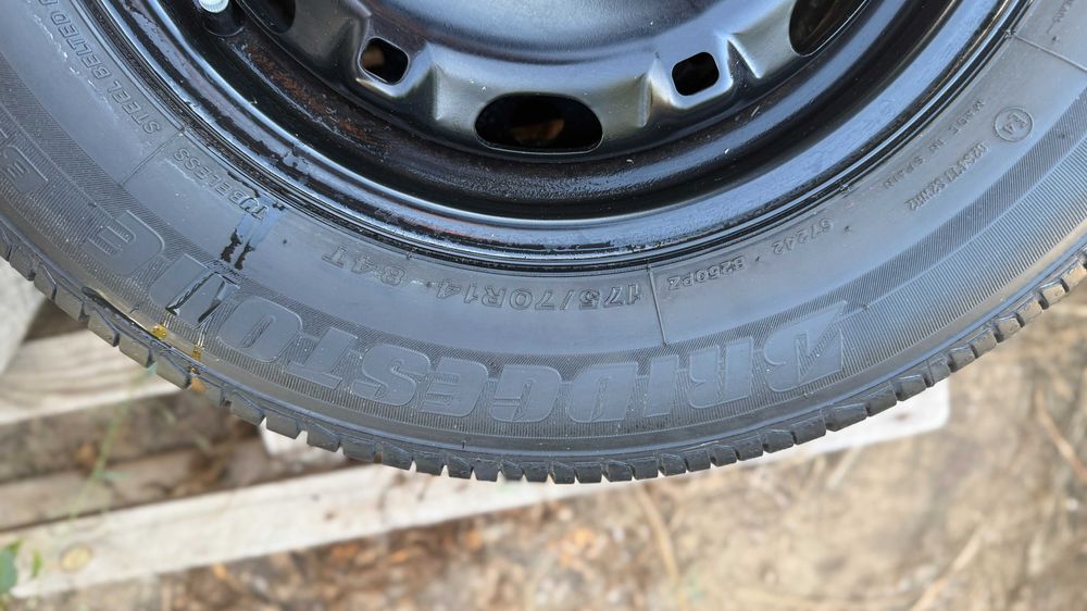 ROATA 175/70 R15, cauciuc + janta 15, roata rezerva ford 175 70 15