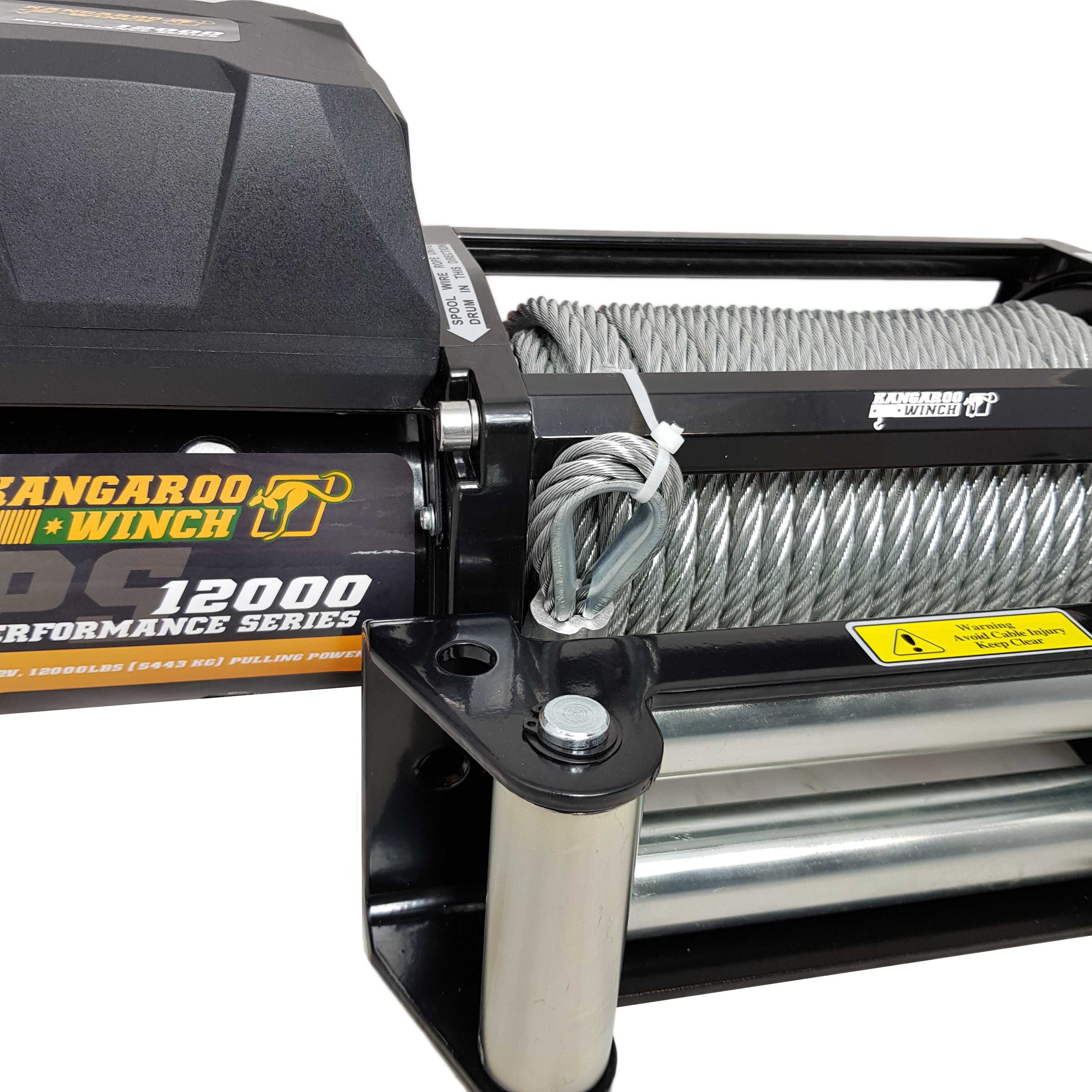 Усилена лебедка KangarooWinch K12000PS Performance Series 12V