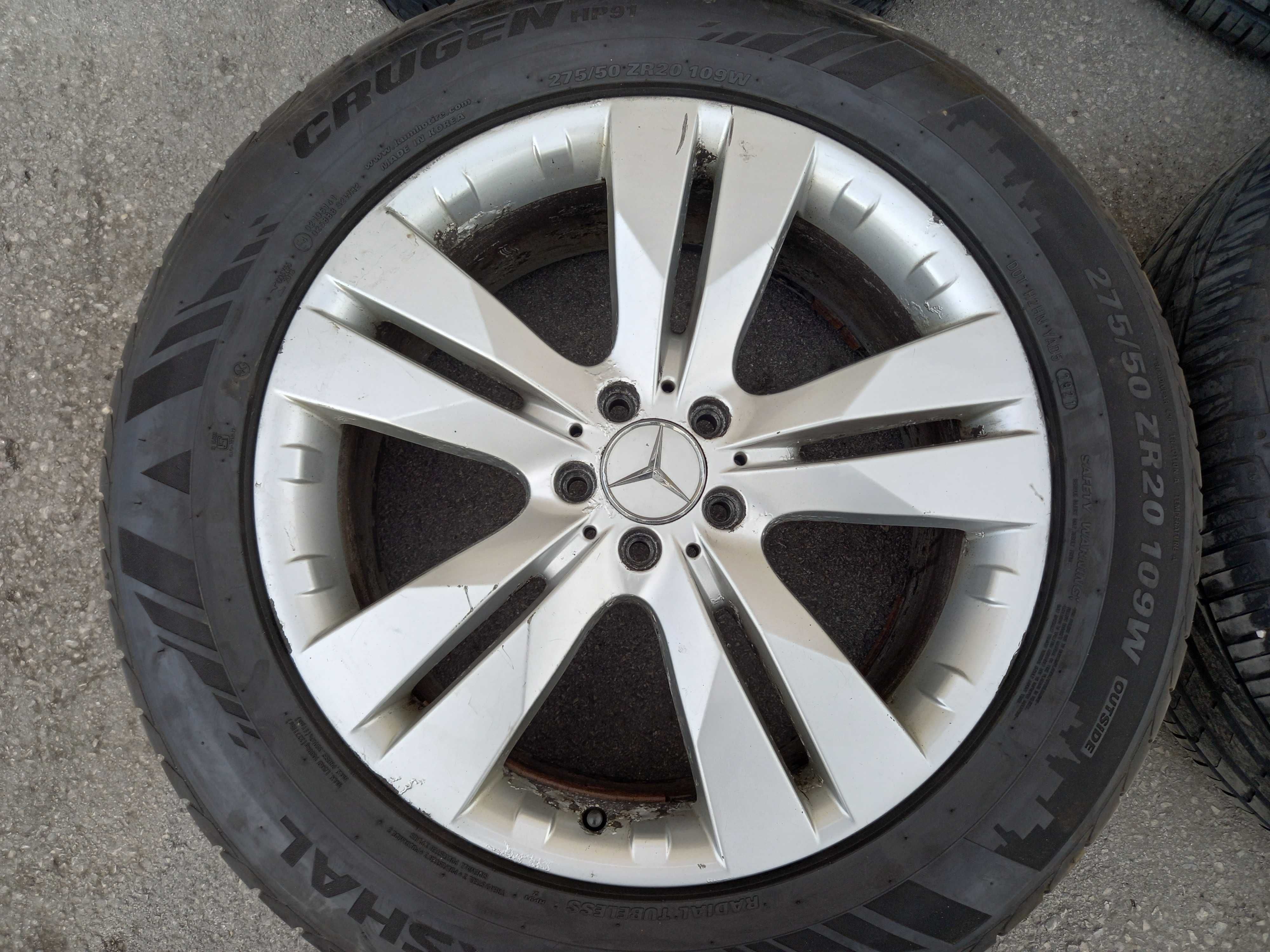 5х112/20 с гуми Мерцедес МЛ W164 W163 ГЛ 5x112/20 Mercedes ML GL