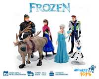 Set jucarii / figurine din desenul Frozen - printesa Anna Elsa Olaf