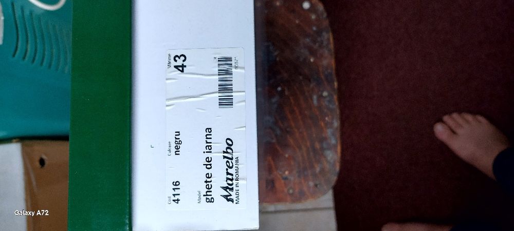 Ghete barbati nr 43 marelbo piele naturala super calitate