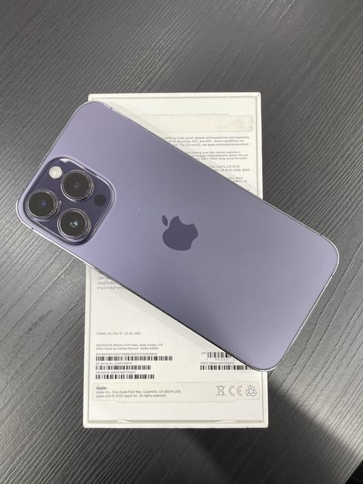 iPhone 14 Pro Max 1 терабайт фиолетовый