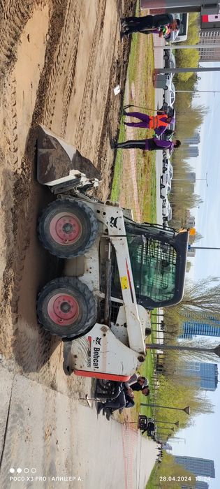 Аренда бобкат минипогрузчик, услуги минипогрузчика МКСМ бобкэт bobcat