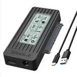 Adaptor SSD/HDD 2.5 inch cu cablu display digital informatii sentinel