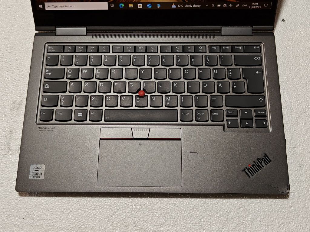 Lenovo Thinkpad X1 Yoga Gen5  I5 10210, 16 GB RAM, 256 SSD, Touch pen