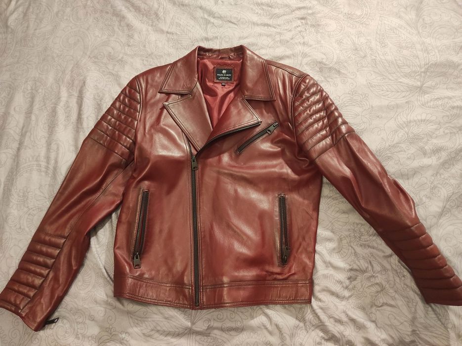 Geaca piele Felix Hardy moto