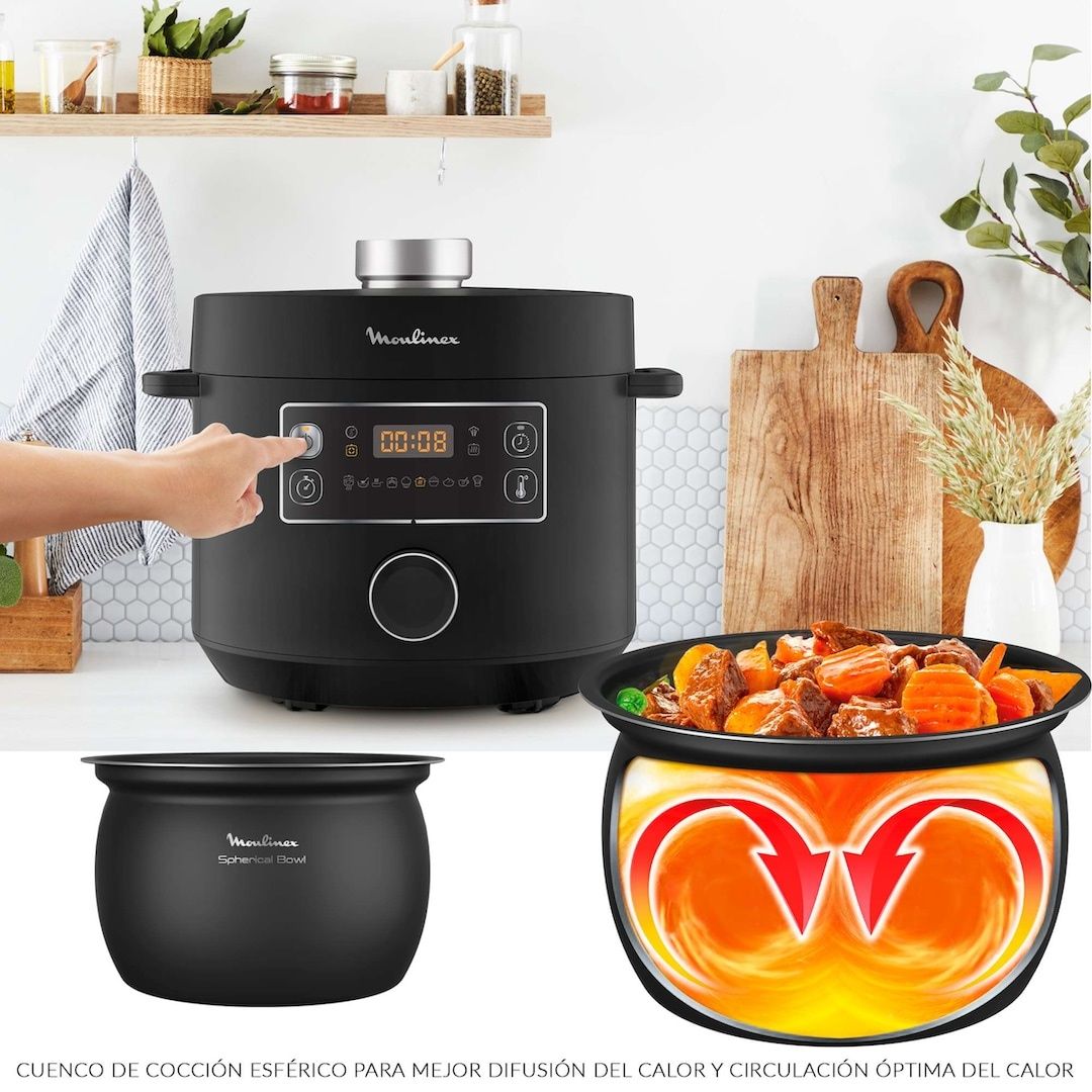 Мултикукър Moulinex Epic Turbo Cuisine CE754 Ел.тенджера ,4.8л,1100w