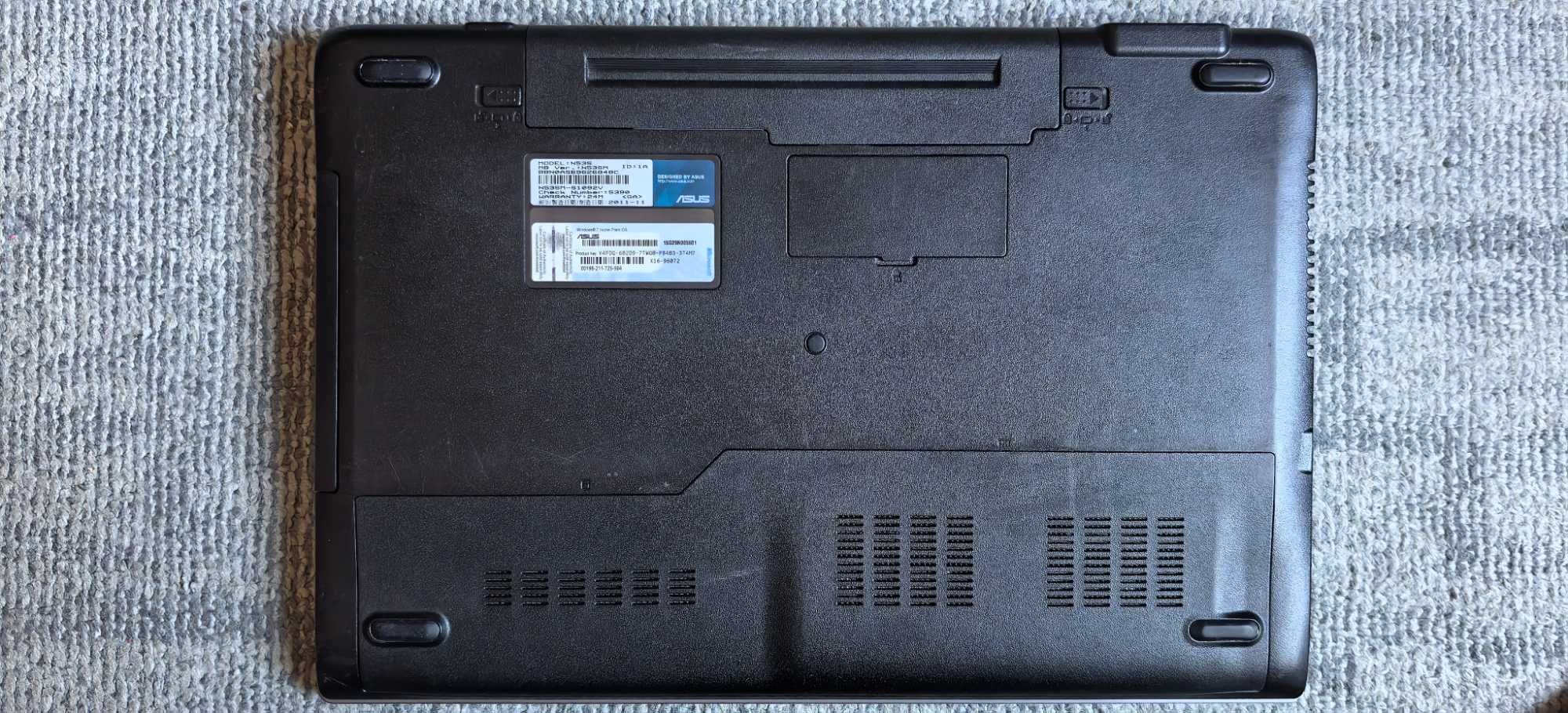 Laptop Asus Intel Core I7 2670QM 8gb ddr3 display 15,6inch