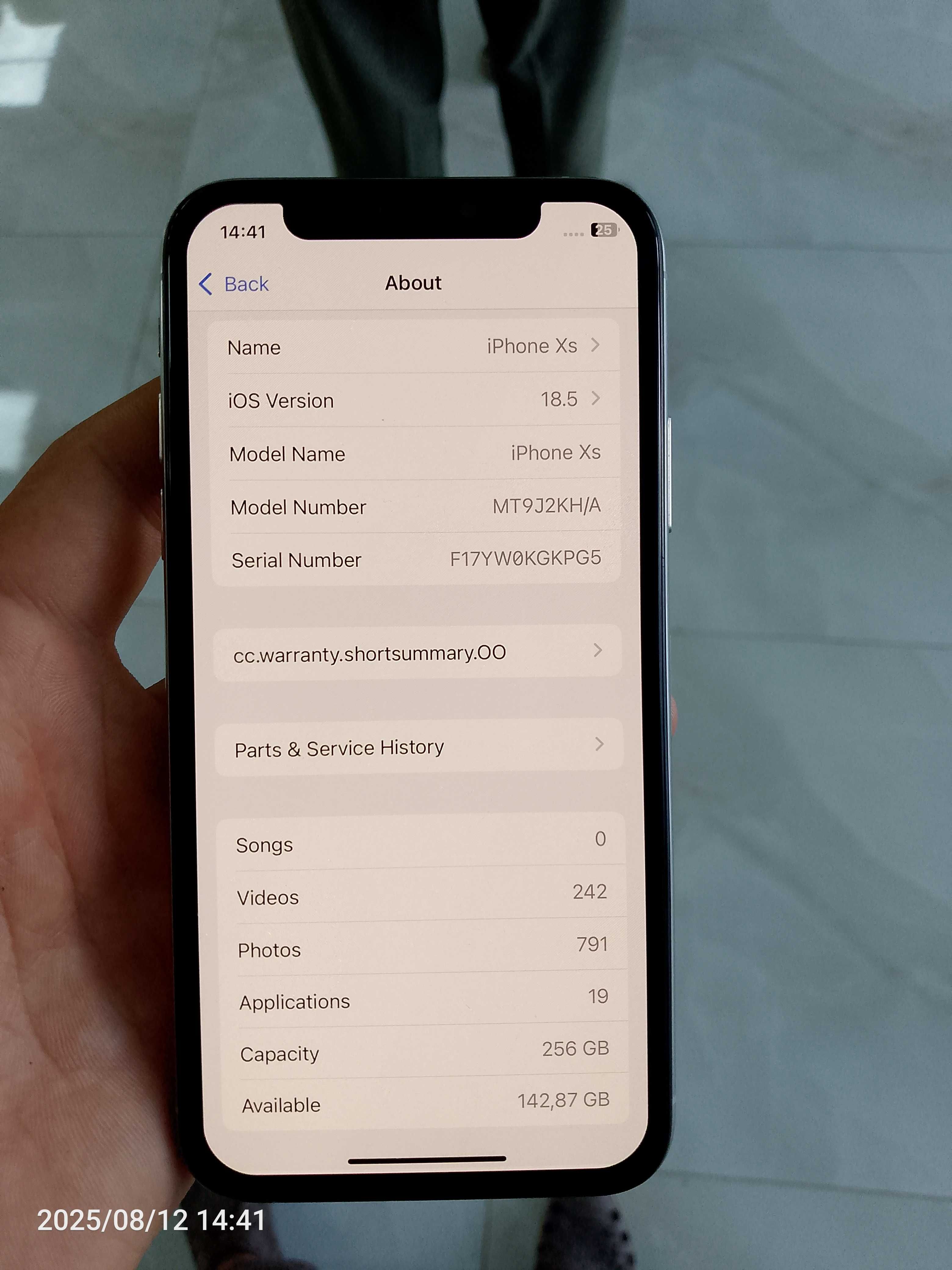 Iphone Xs holati edeal